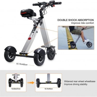 ES31 Foldable Electric Scooter Mini Tricycle, Electric Mobility Scooter ...