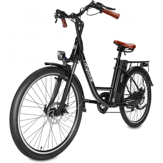Electric Bike 350W Electric City Cruiser Bicycle-Up to 40 Miles ...