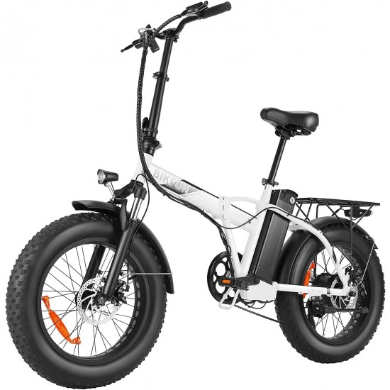 20″ 4.0 Fat Tire Electric Bikes for Adults, 20 inch 48V 500 Watt ...