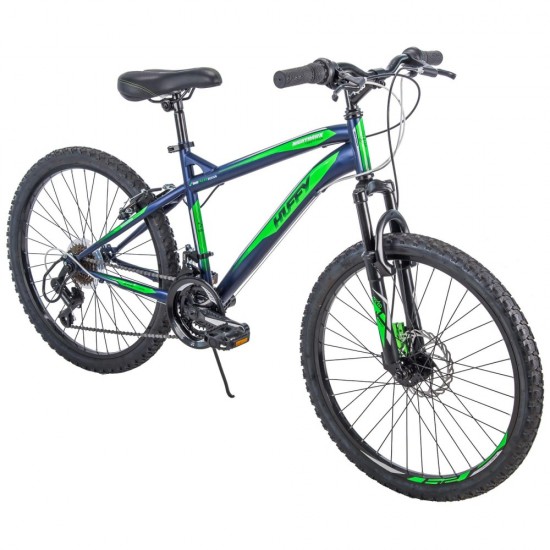 24″ Nighthawk Boys’ Mountain Bike, Blue/Green – Misyastore.com